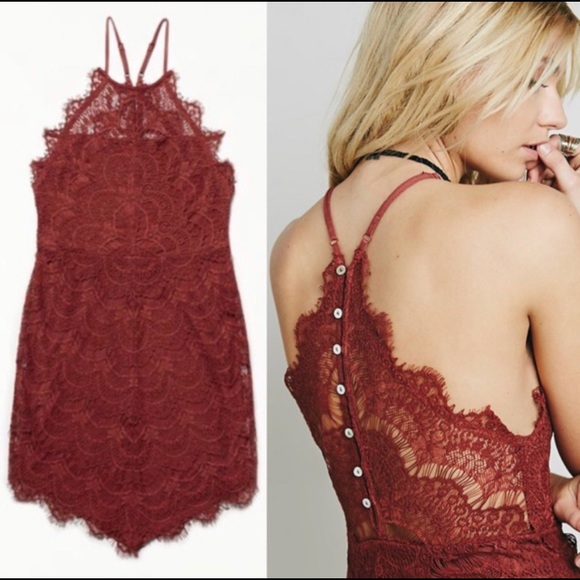 Free People She’s Got It Lace Bodycon Slip Dress - Picture 2 of 9